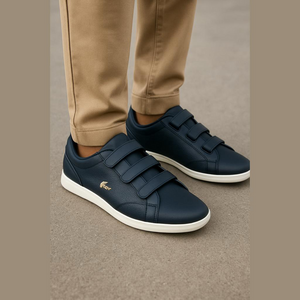 Women’s Lacoste size 9 rey strap 317.1 caw navy shoes